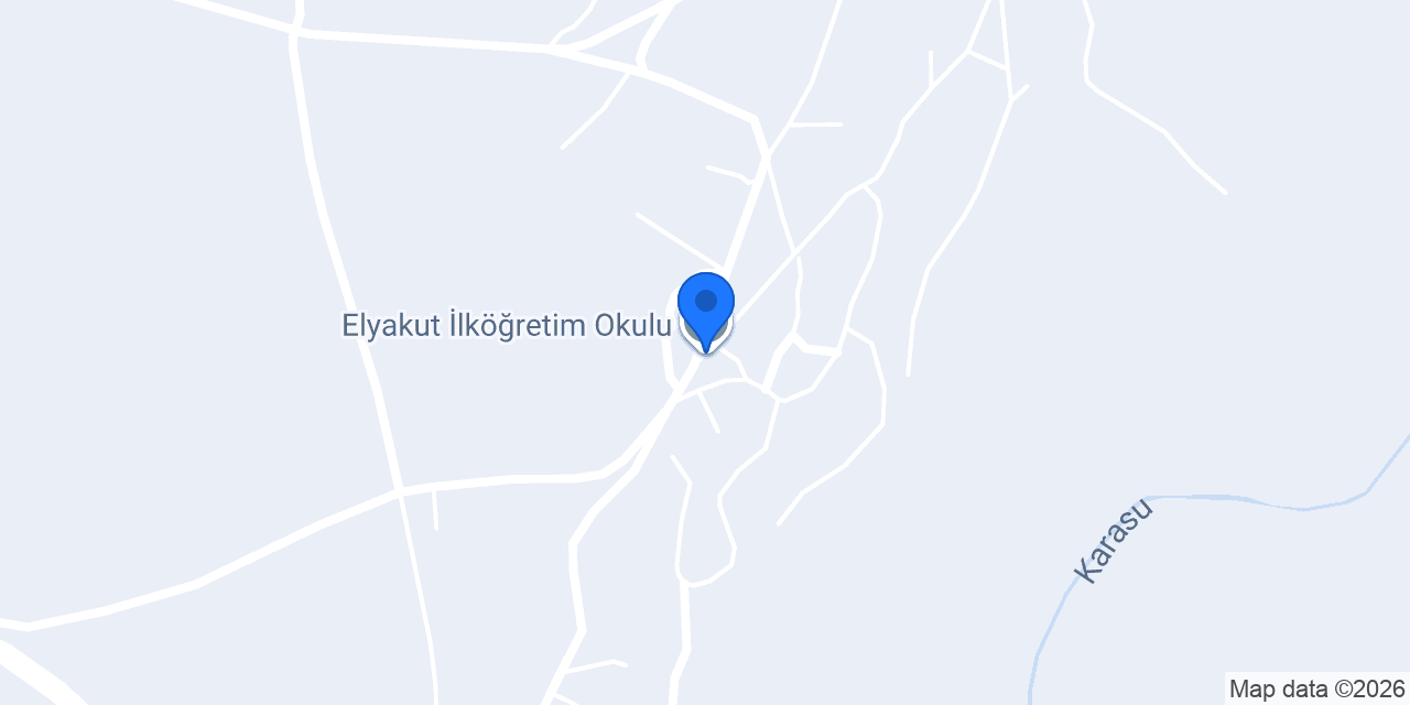 Elyakut İlköğretim Okulu konumu