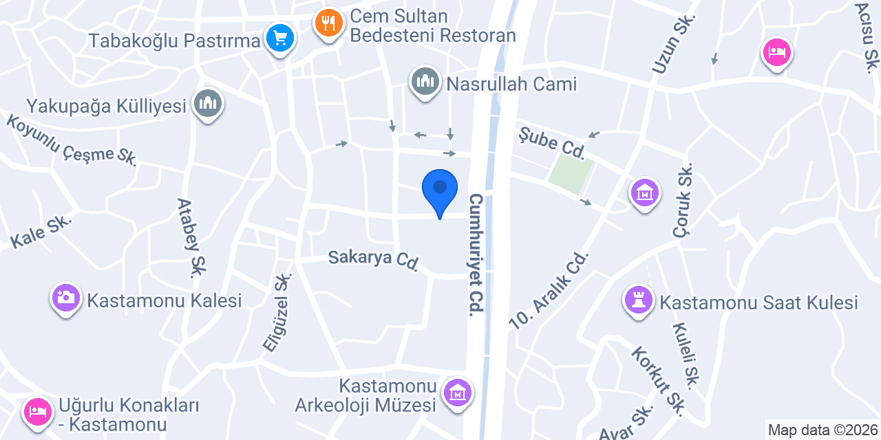 Akveri İnşaat konumu