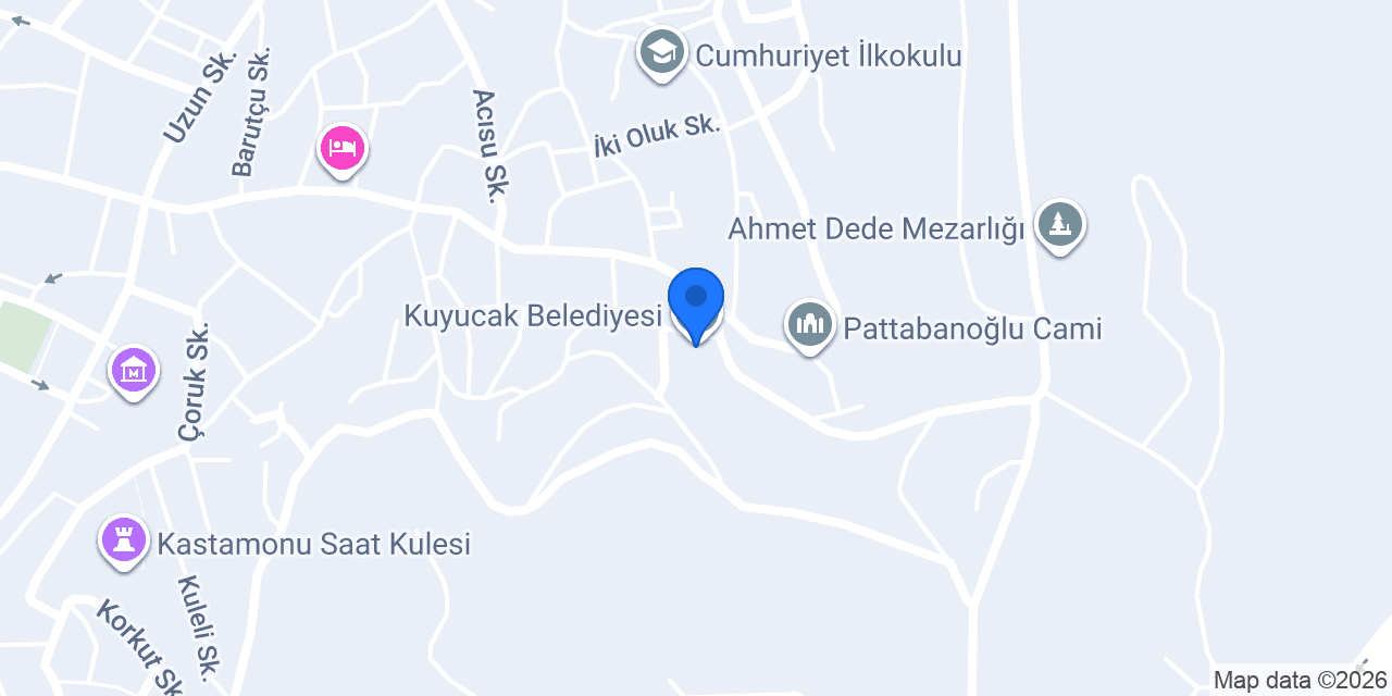Kuyucak Belediyesi konumu