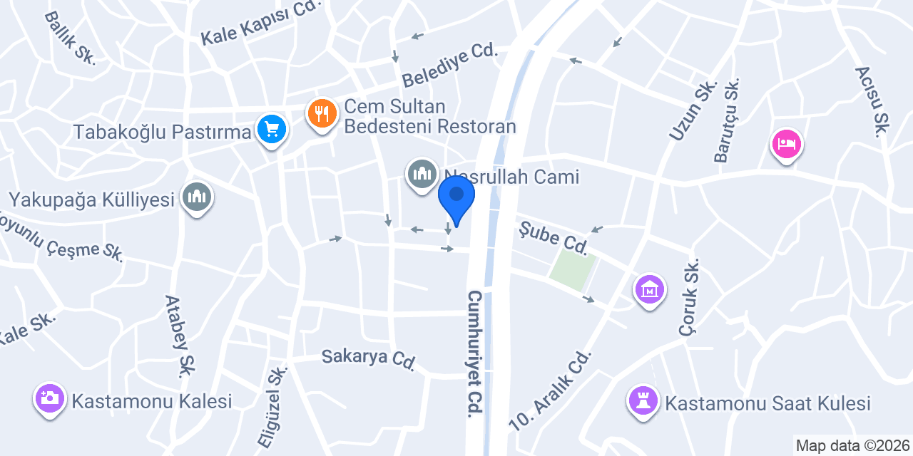 KASTAMONU DORUK ÇİÇEKÇİLİK konumu