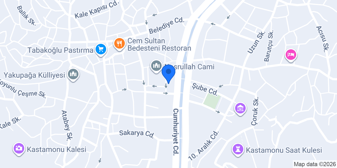 Nasrullah Sürücü Kursu konumu