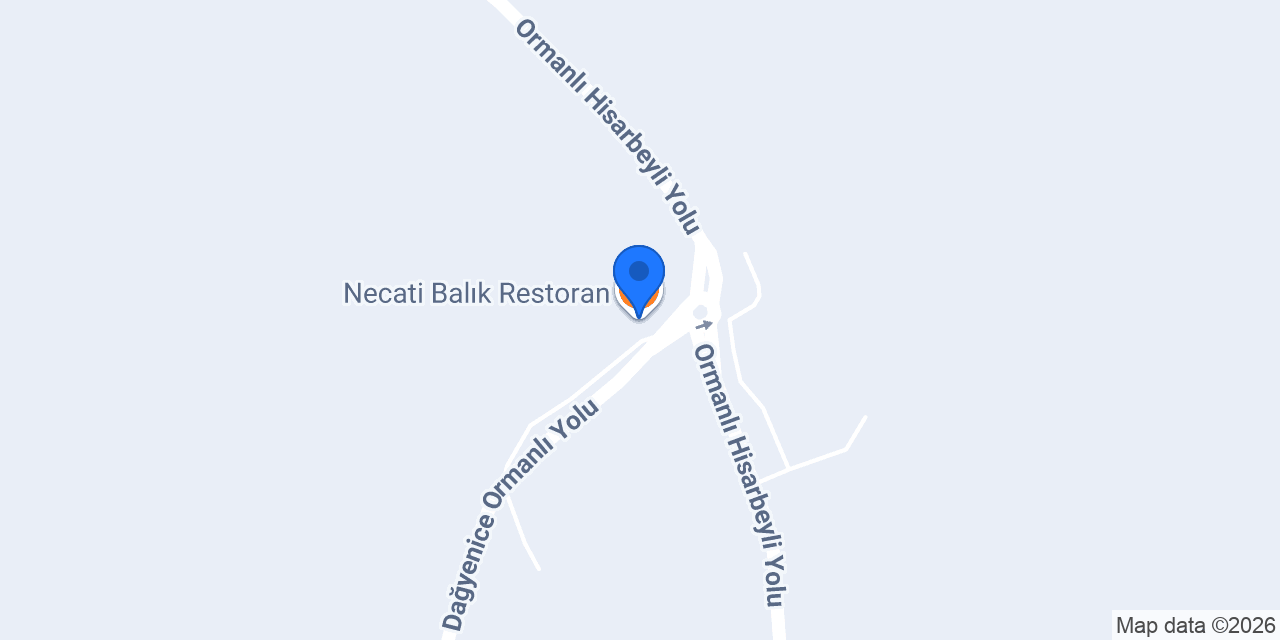 Necati Balık Restoran konumu