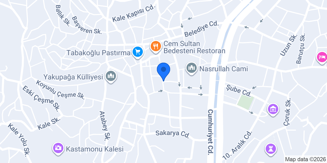 İtimat Yapı Malzemeleri Kastamonu konumu