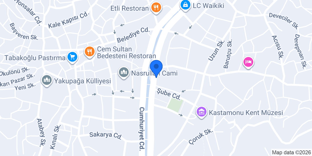 Kastamonu Nezih Emlak konumu