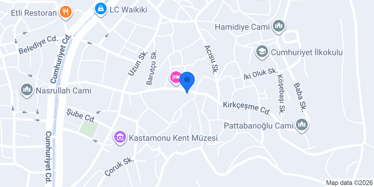 Kırçeşme İlkokulu konumu