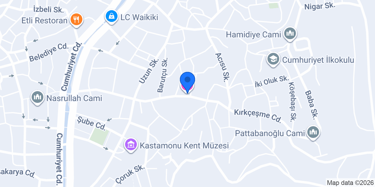 Kastamonu Kadıoğlu Konak konumu