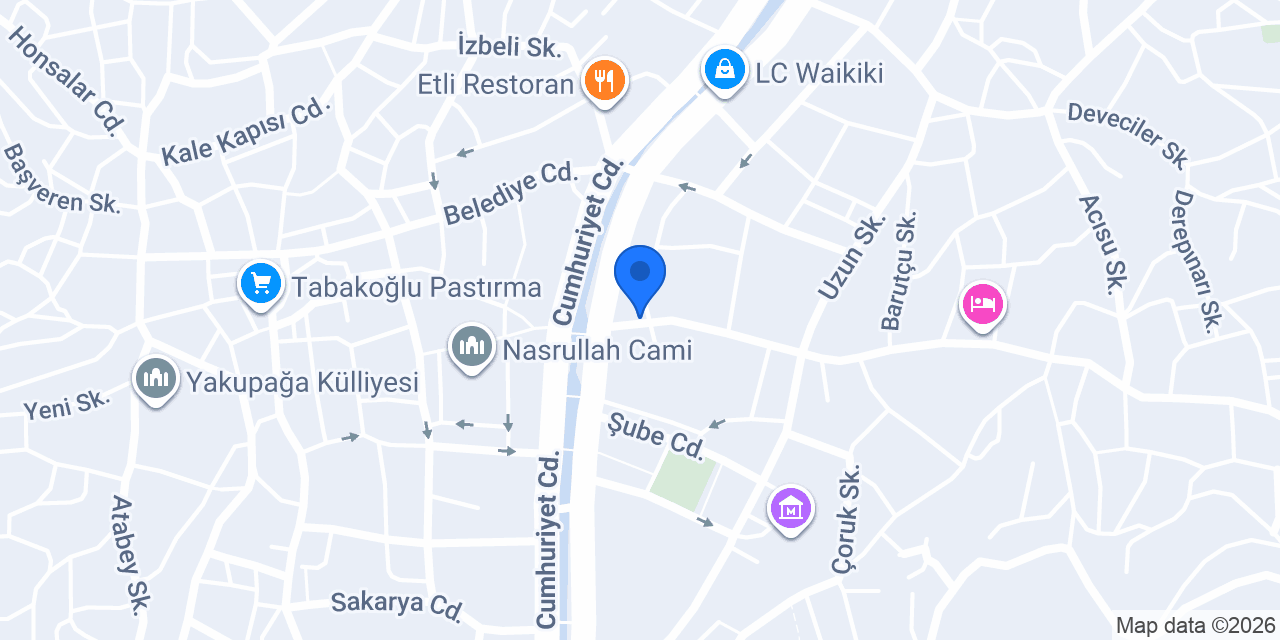 Avukat Ali BİRCAN konumu
