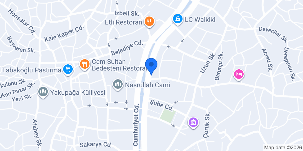 Köprübaşı Restaurant konumu