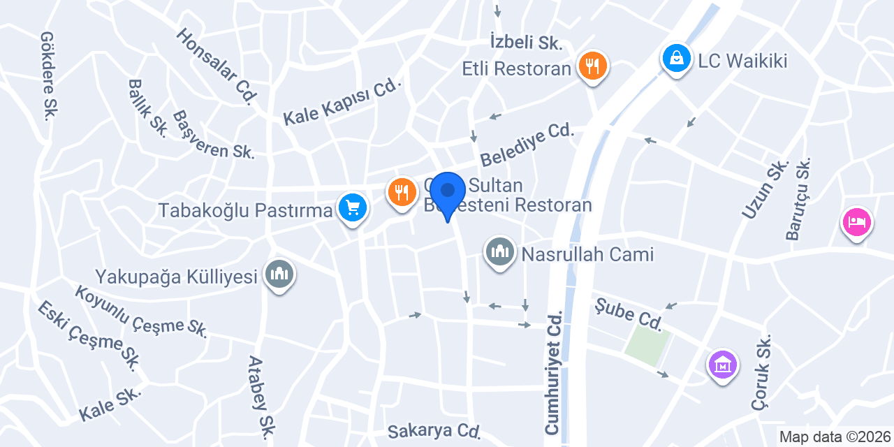 Çikolata Shop konumu