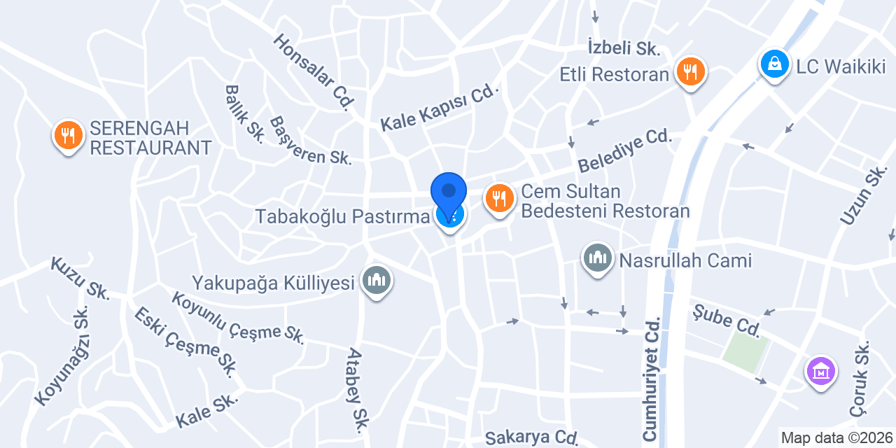Yıldız Bakırcılık Antika konumu