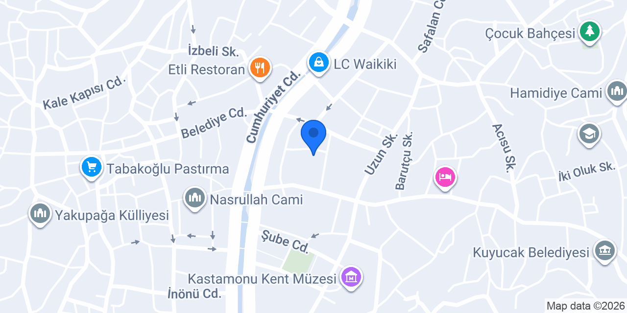 KASTAMONU PİL-BATARYA konumu