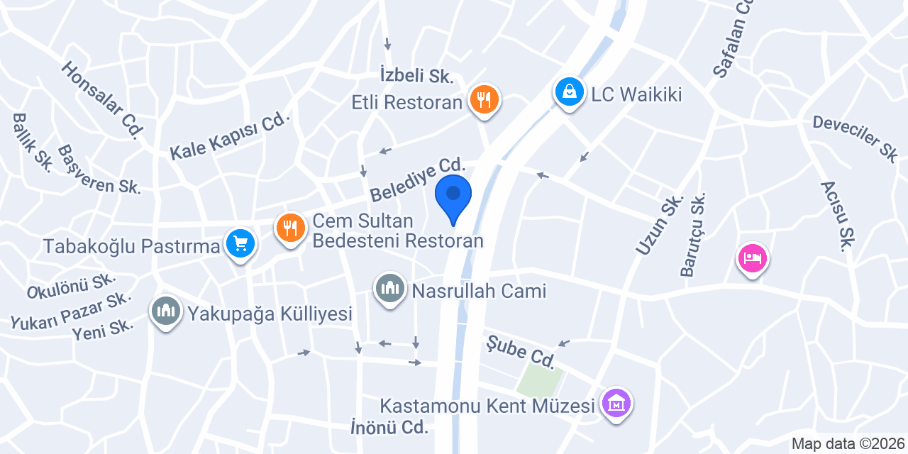 Ing Bank-kastamonu Şubesi konumu