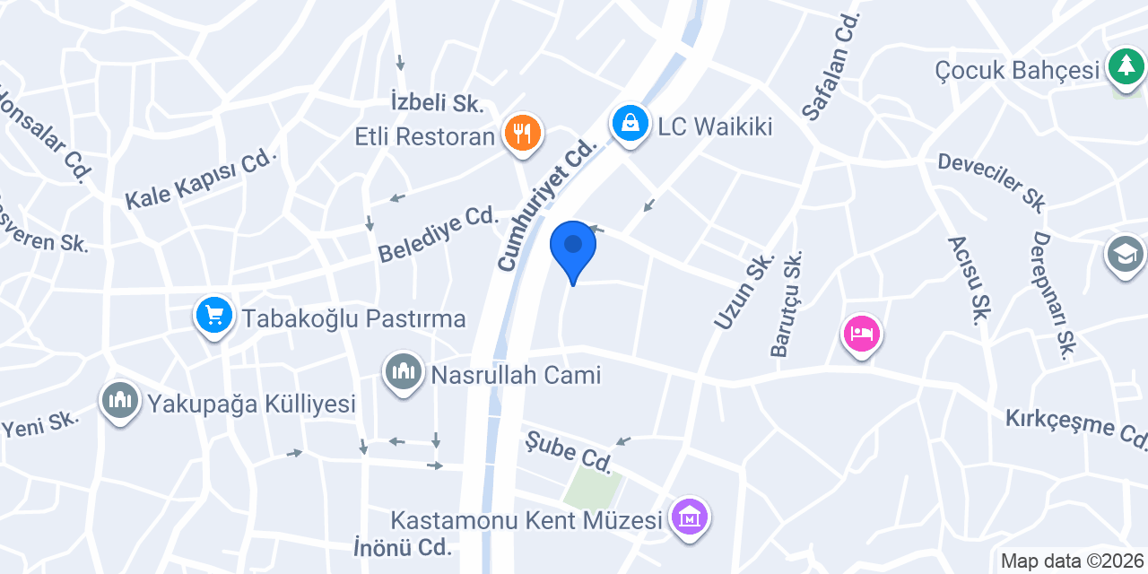 Kastamonu Psikoteknik Değerlendirme Merkezi konumu