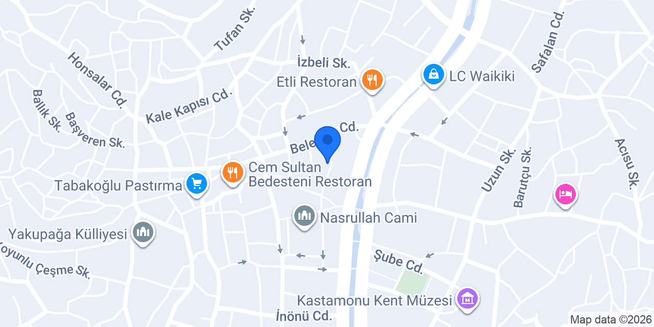 Arslan Döner konumu