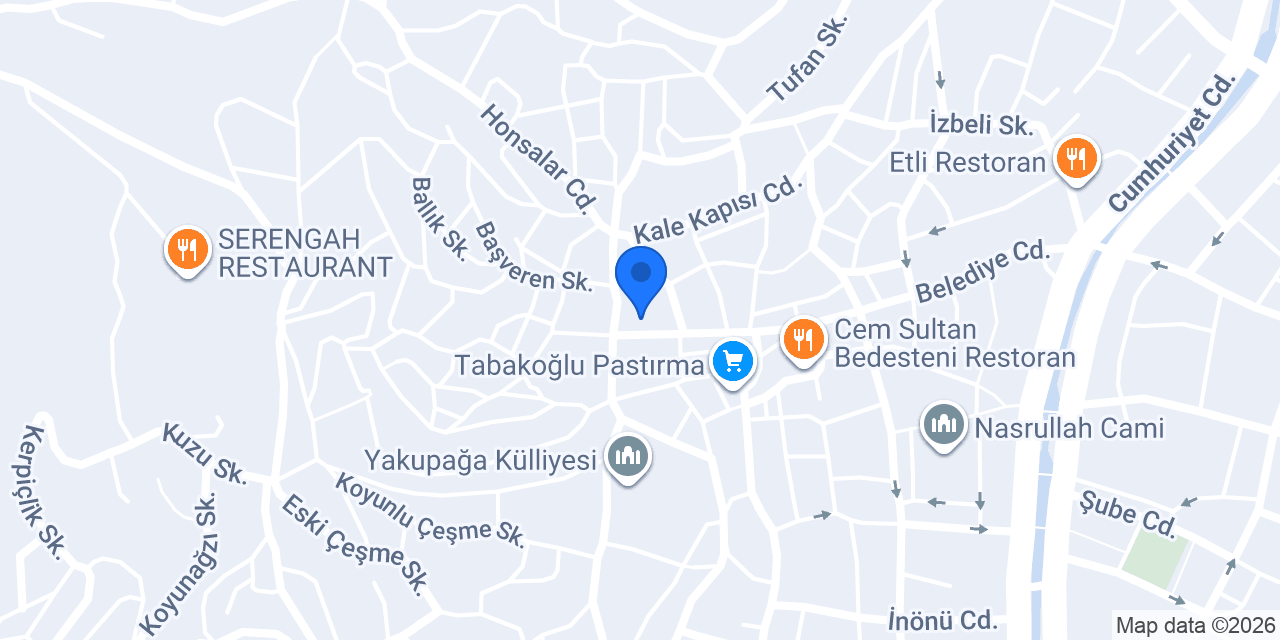Kastamonu Tarihi Araba Pazarı Hamamı konumu