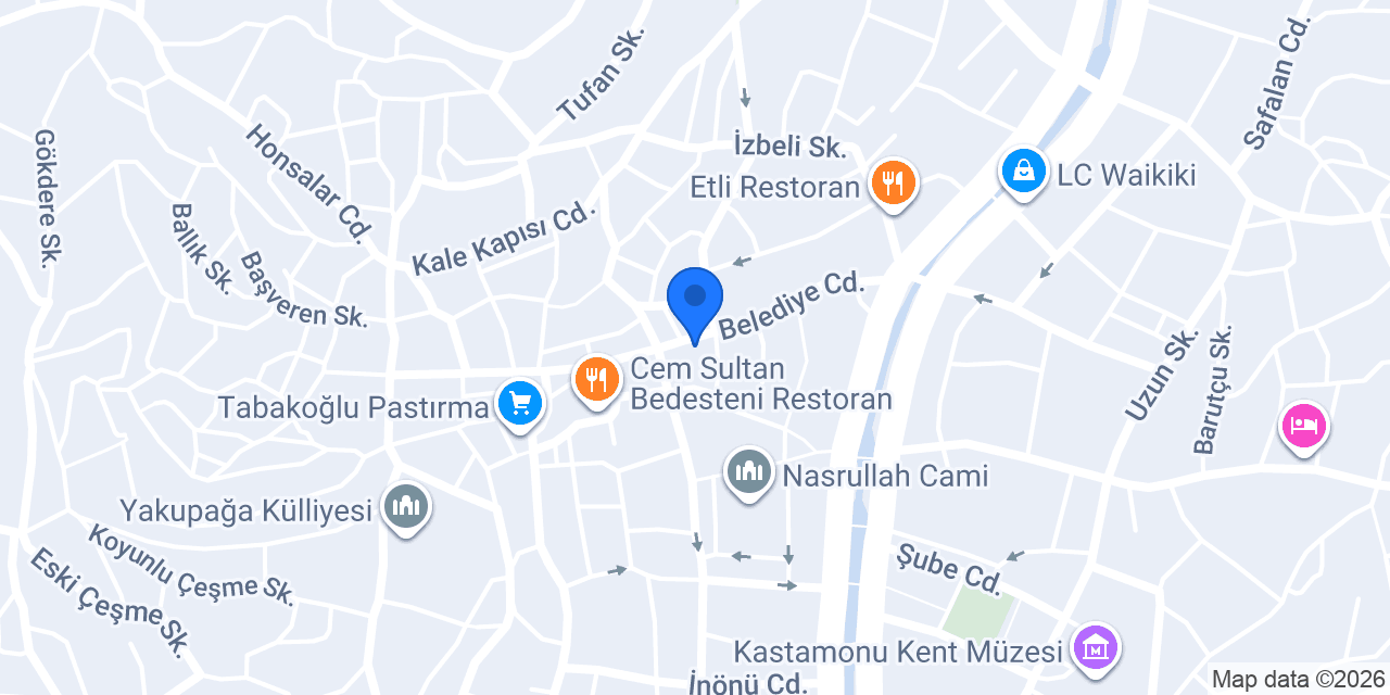 Kastamonu Organik konumu