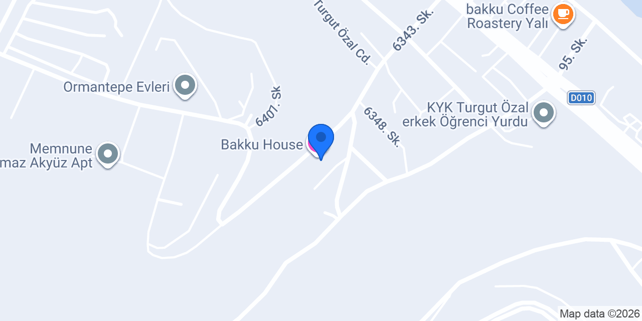 Bakku House konumu
