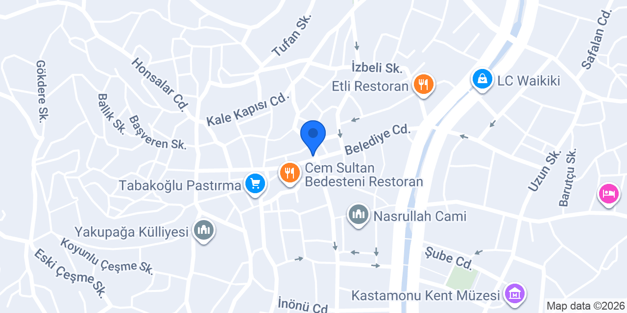 Damla Optik konumu