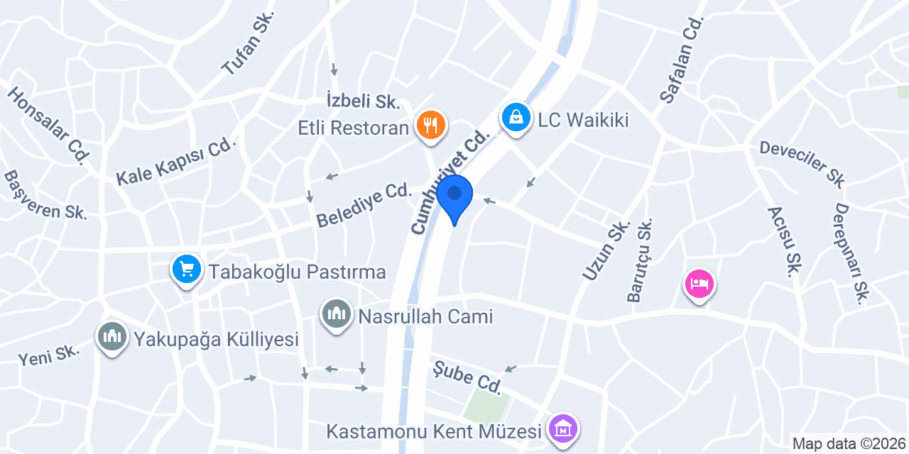 Emlak Katılım Kastamonu Şubesi konumu