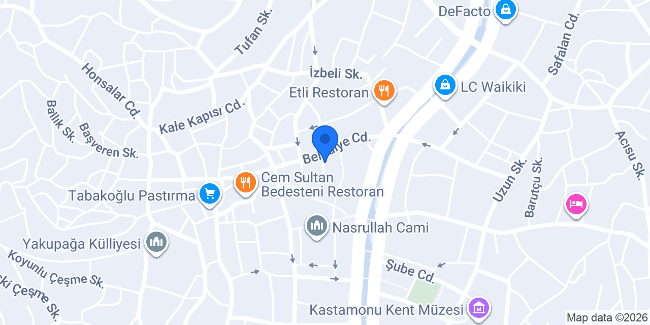 Özçakmak GİYİM konumu