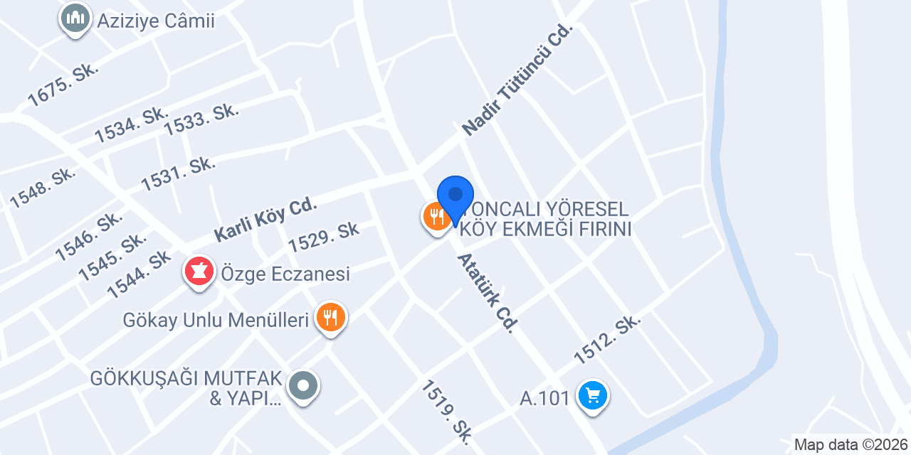 Turkuaz Pasta Cafe konumu