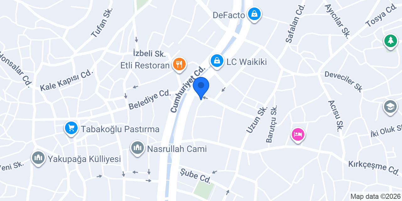 KASTAMONU HİSAR OTEL konumu