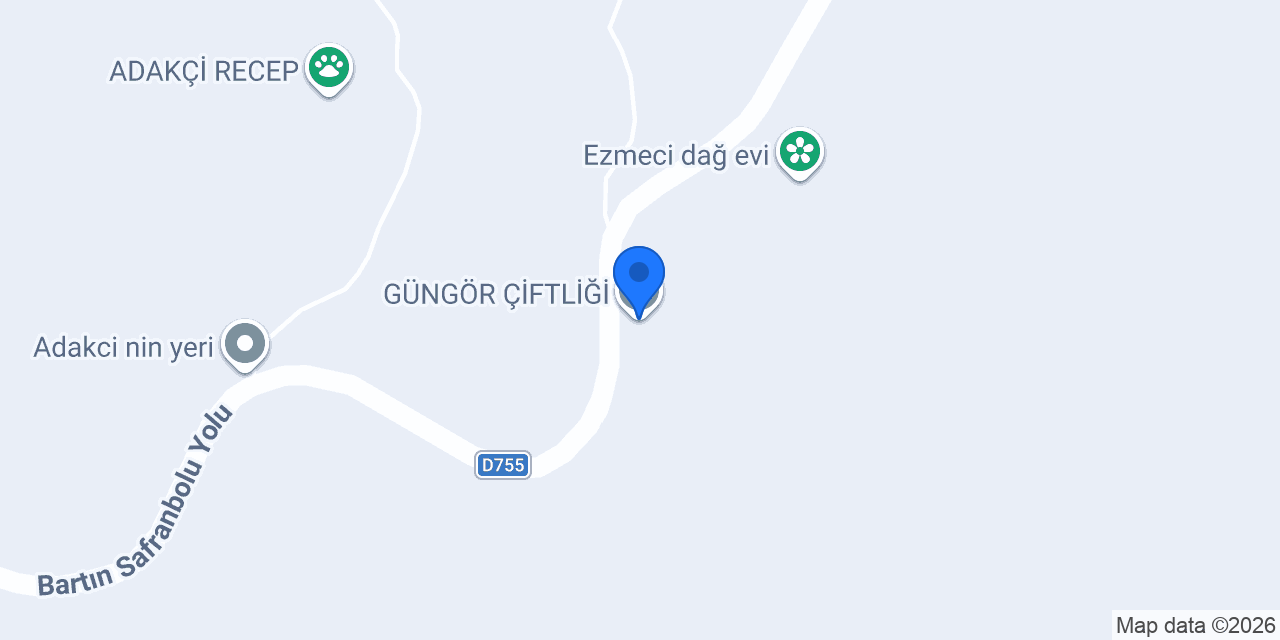 GÜNGÖR ÇİFTLİĞİ konumu