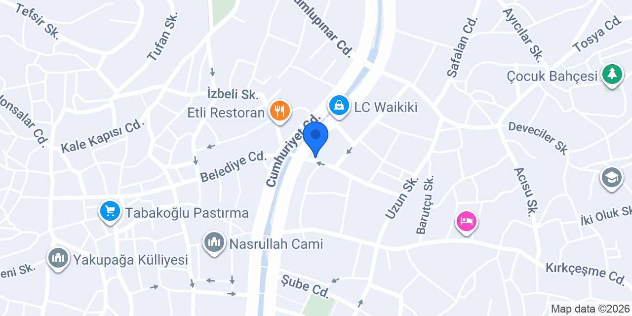 Uluslararası Bahçem Çiçekçilik konumu