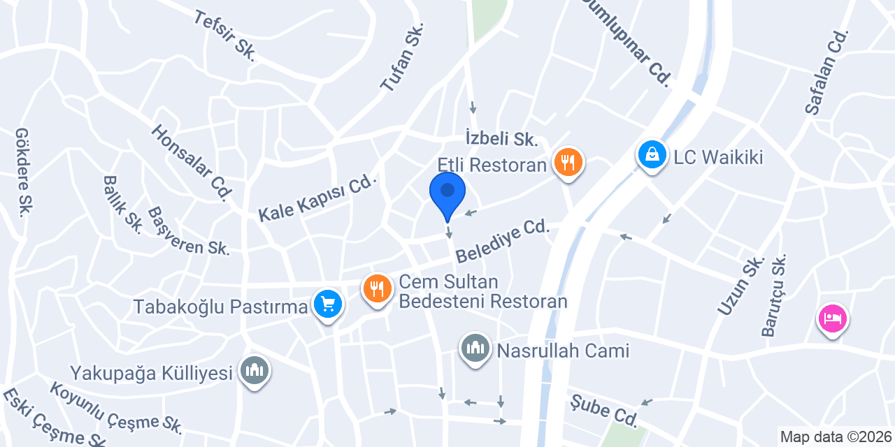 Yeni Hamam konumu