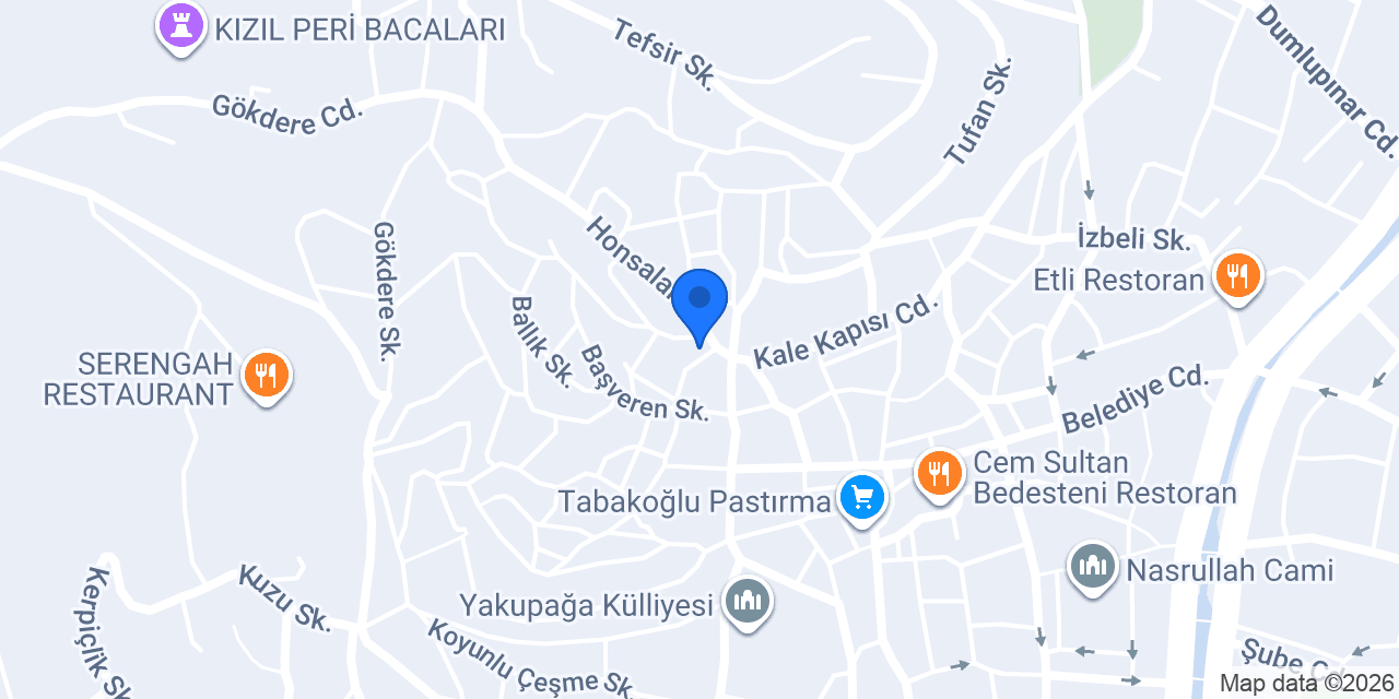 Akif Bey Konağı konumu