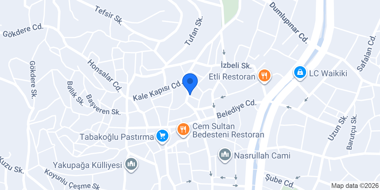 Tuğra Veteriner Kliniği konumu