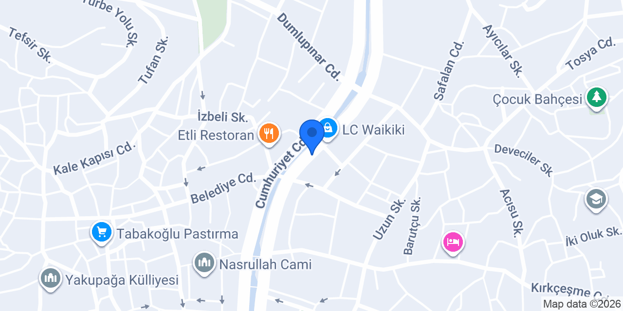 Ev Center Kastamonu Şubesi konumu