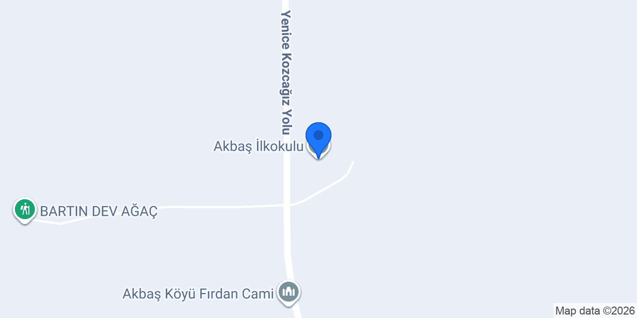Akbaş İlkokulu konumu