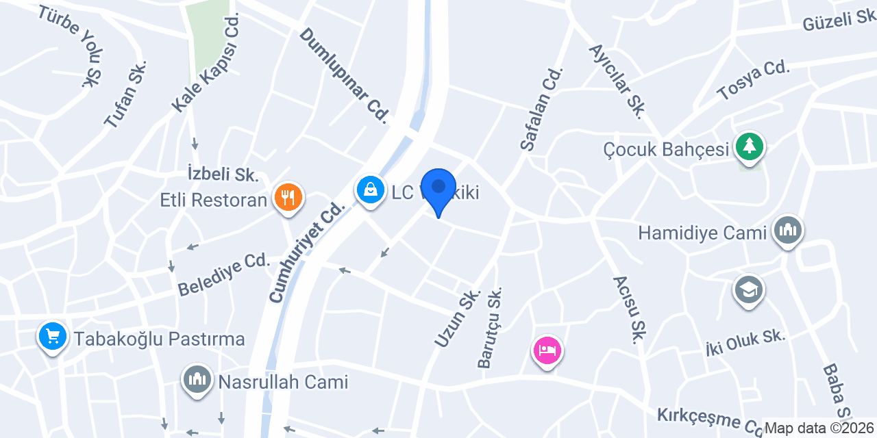 Kastamonu Merkez Taksi konumu