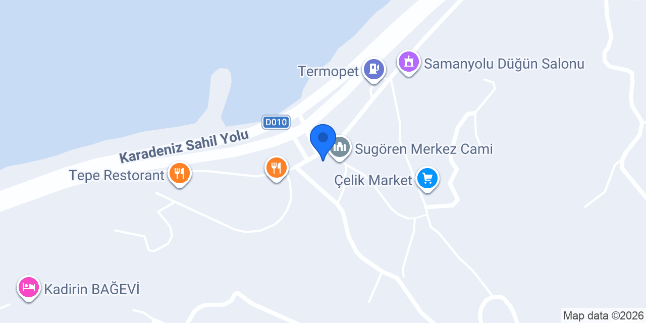Sugören İlköğretim Okulu konumu