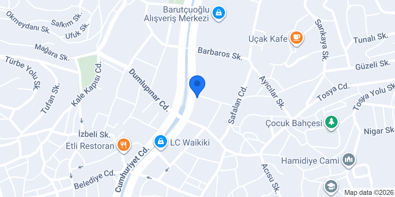 Çiğköfteci Ömer Usta konumu