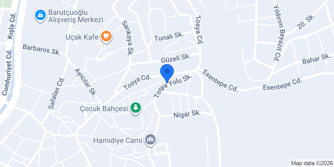 Şimşirgil Tuğla Fabrikası konumu