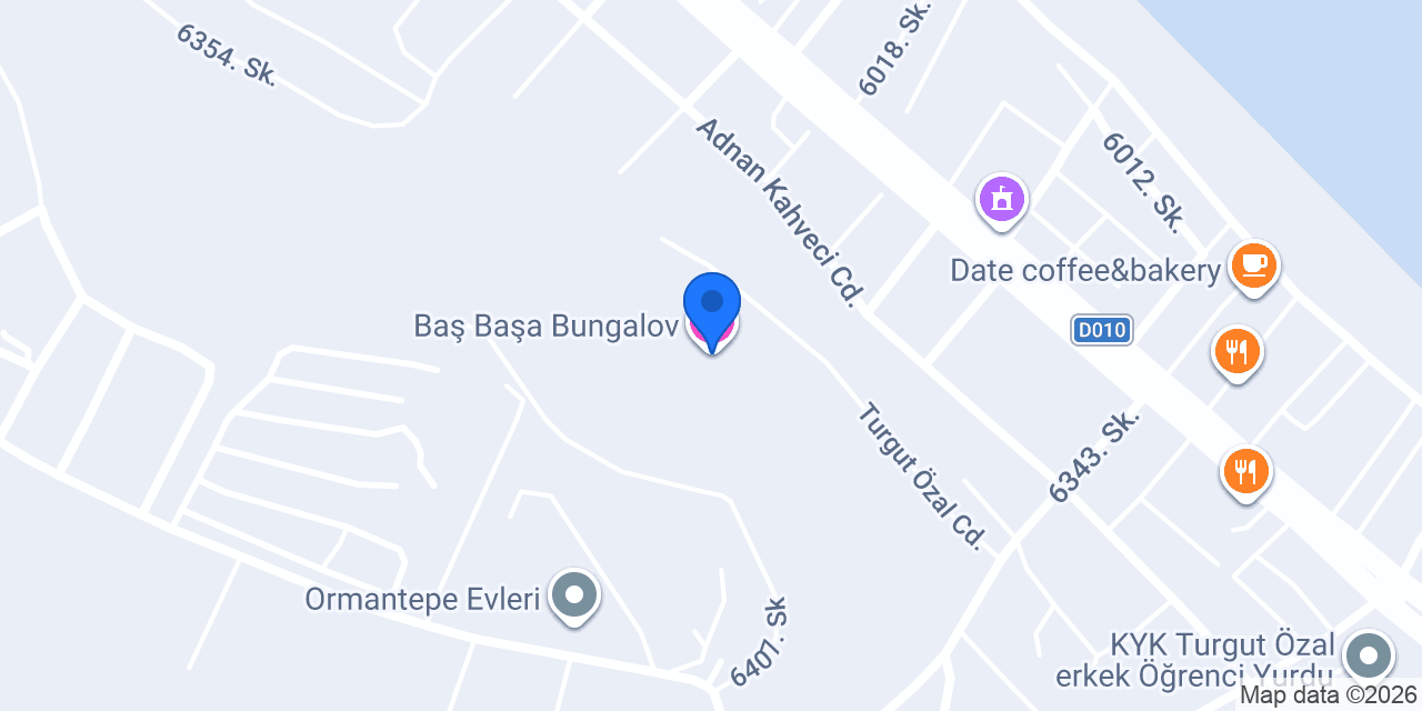 Baş Başa Bungalov konumu