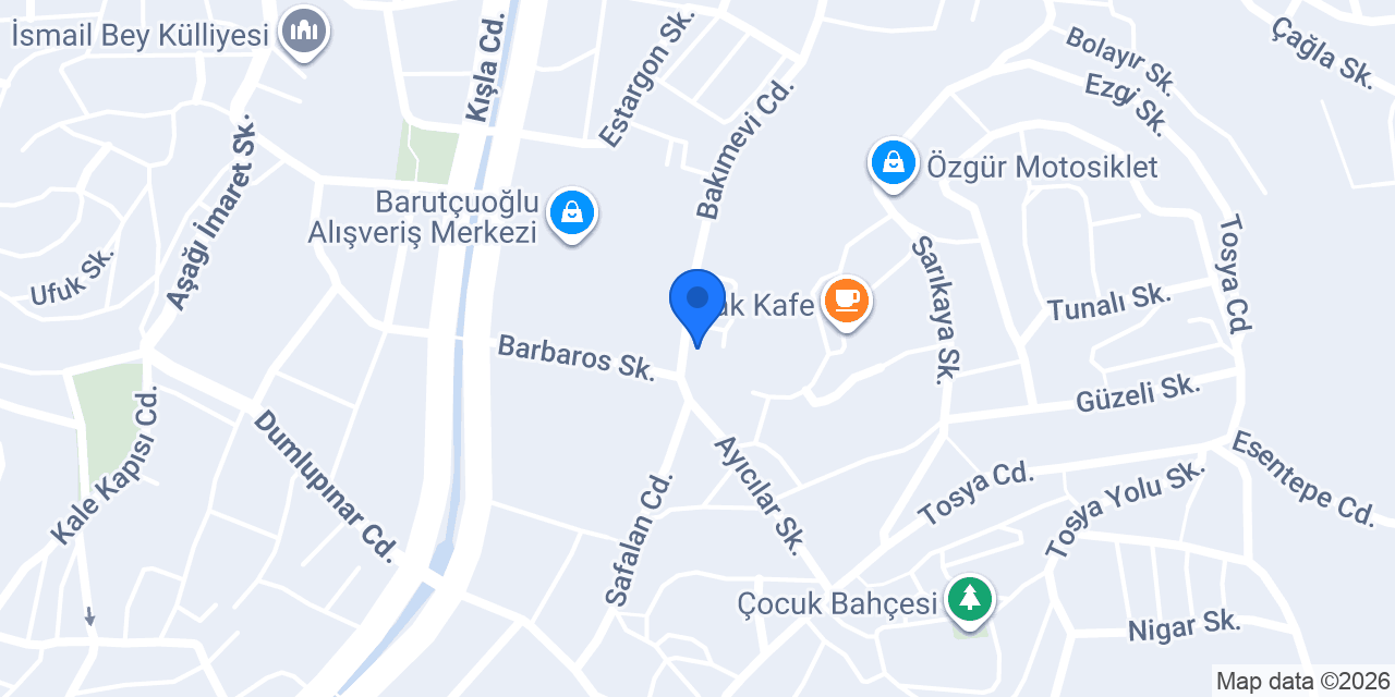 Diş Hekimi Tayfun KÖMÜR konumu