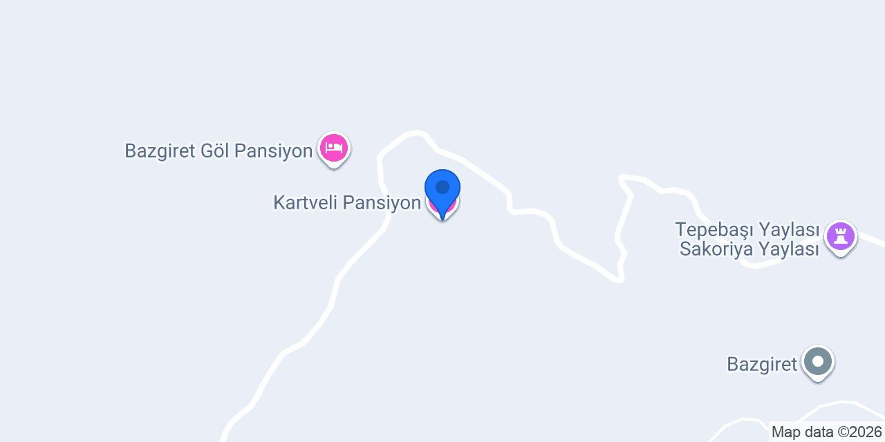 Kartveli Pansiyon konumu