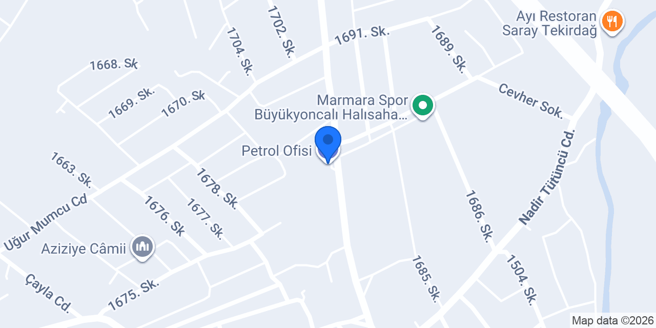 Petrol Ofisi konumu