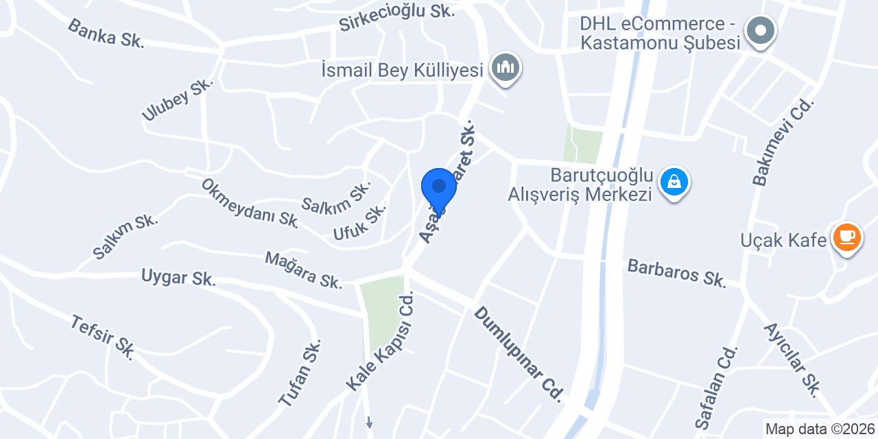 SENDEO KASTAMONU konumu