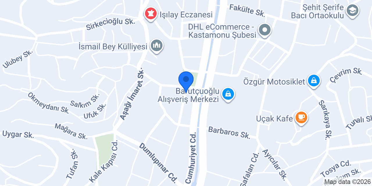 Kastamonu Güney ÇİÇEKÇİLİK konumu