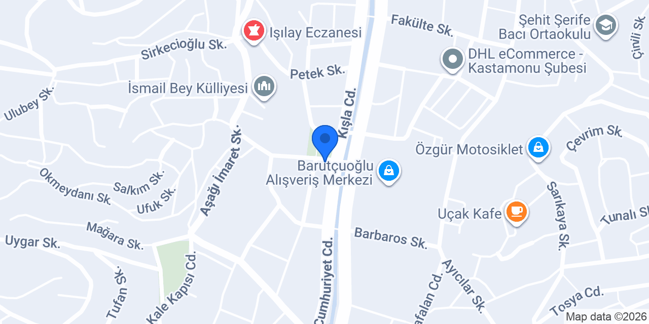 Barlas iletişim konumu