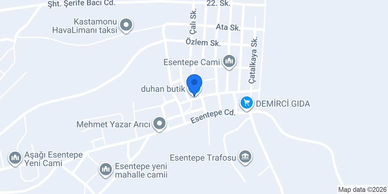 duhan butik konumu