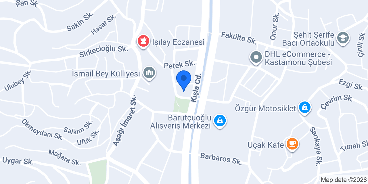 Doç. Dr. Kübra Topal konumu