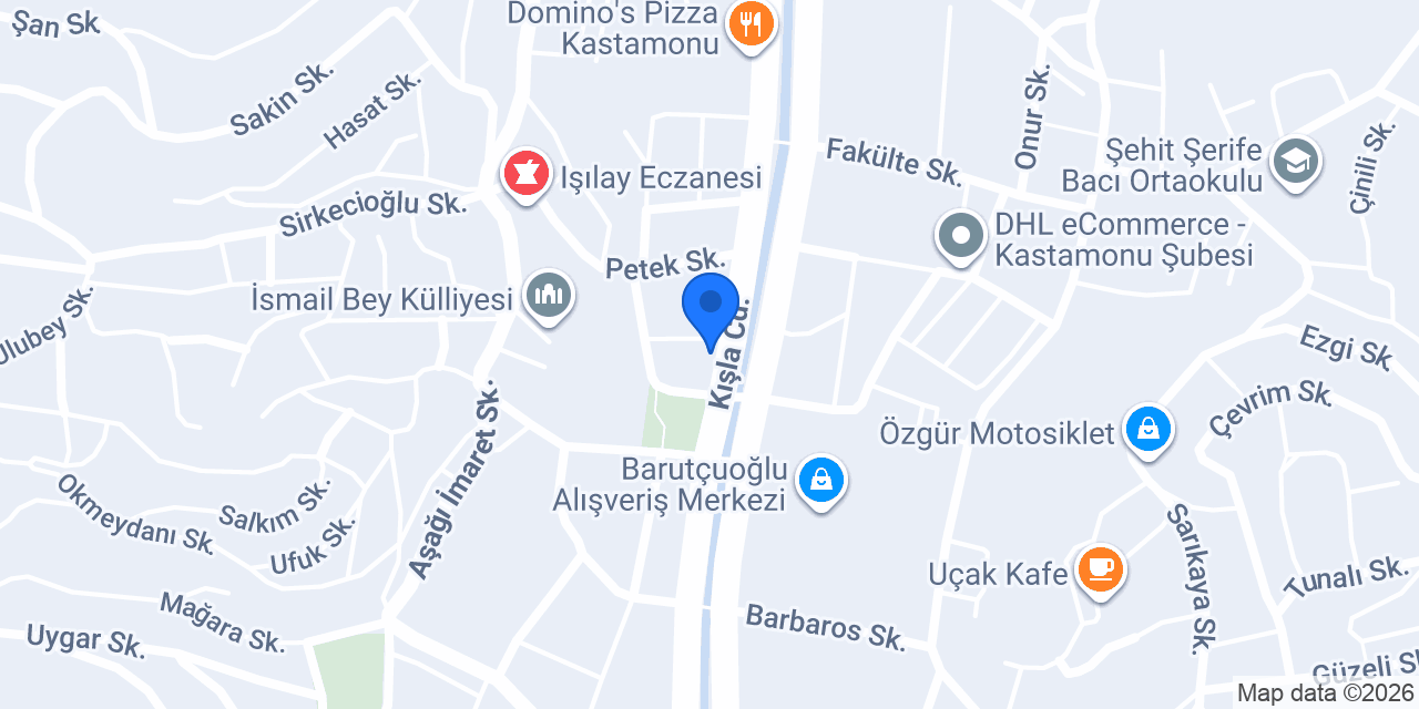 Diyetisyen Tuğçe Yurtdaş Ülger konumu