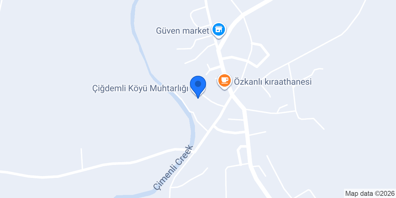 Çiğdemli Köyü Muhtarlığı konumu