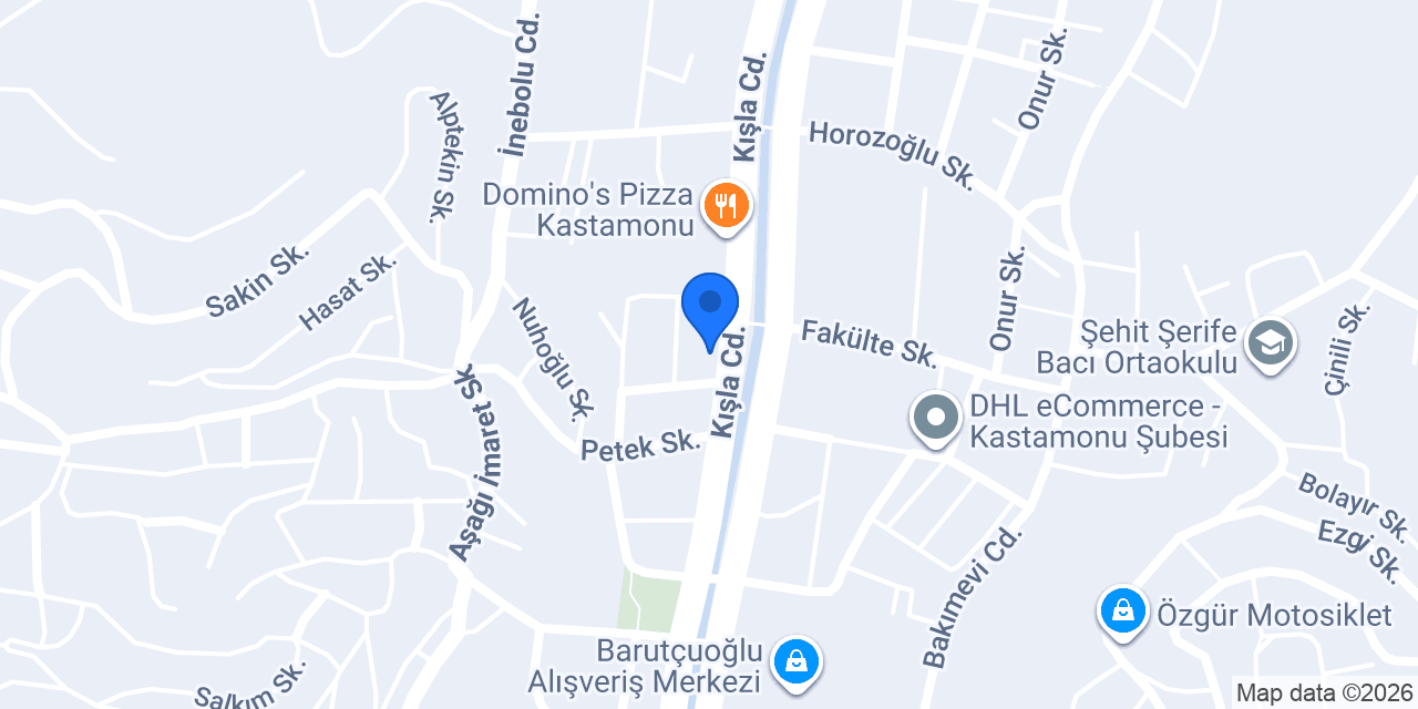 Kastamonu Çınar Kuru Temizleme konumu