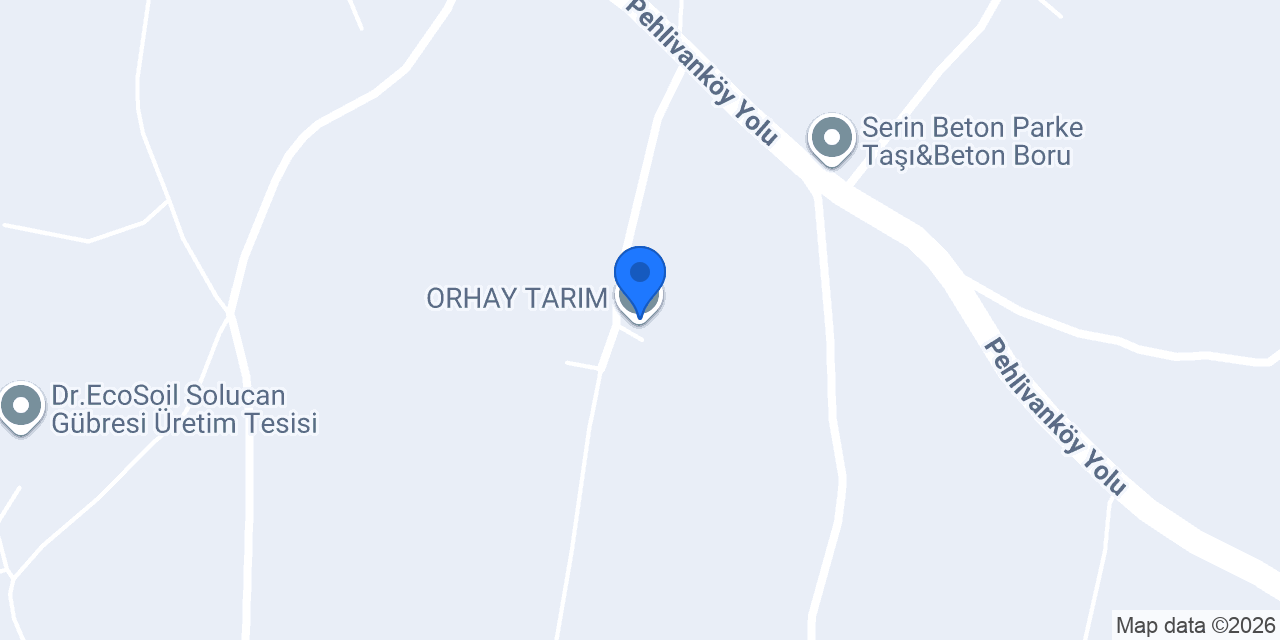 ORHAY TARIM konumu